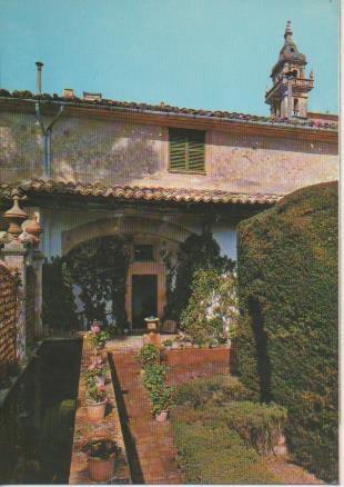 Postal E05836: Jardín de la celda de Chopin-Valldemosa. Mallorca <acordeón>