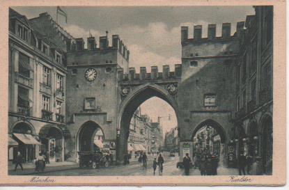 Postal E05655: MÜCHEN, Karlstor