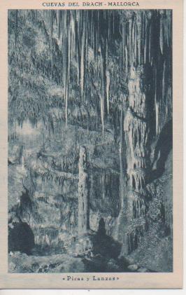 Postal E05627: Picas y Lanzas-Cuevas del Drach-Mallorca