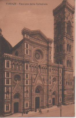 Postal E05634: FIRENZE-Facciata della Cattedrale