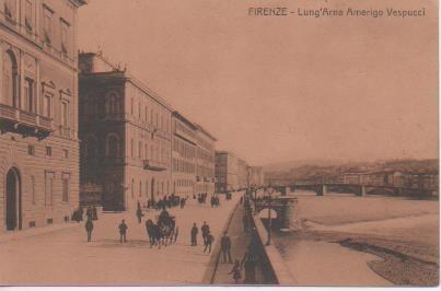 Postal E05640: FIRENZE-Lung'arno Arerigo Vespucci