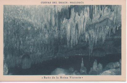 Postal E05682: Baño de la Reina Victoria-Cuevas del Drach-Mallorca