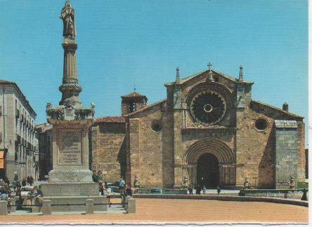 Postal E05738: Monumento a Santa Teresa de Jesús. Avila <acordeón>