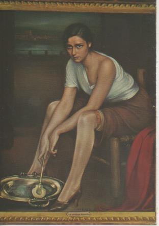 Postal E05689: LA Chiquita Piconera-Museo Romero de Torres. Córdoba <acordeón>
