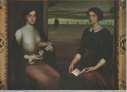 Postal E05697: Angeles y Fuensanta-Museo Julio Romero de Torres. Córdoba <acordeón>