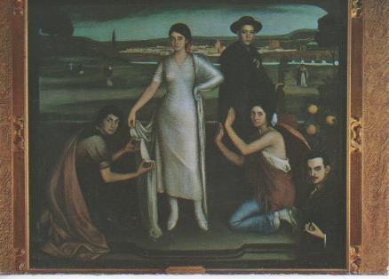 Postal E05698: Nuestra Señora de Andalucia- Museo Julio Romero de Torres. Córdoba <acordeón>