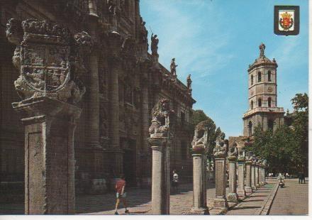 Postal E06030: Universidad y Catedral.Valladolid