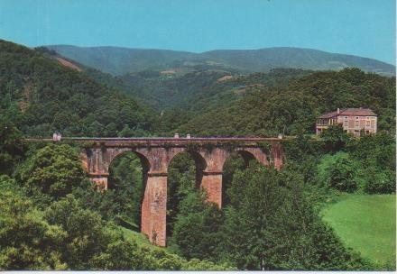 Postal E06037: Puente Romano-Cruzul.Becerrea-Lugo