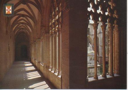 Postal E06052: Catedral. Claustres s.XIV i monument sepulcral de Balmes.Vich