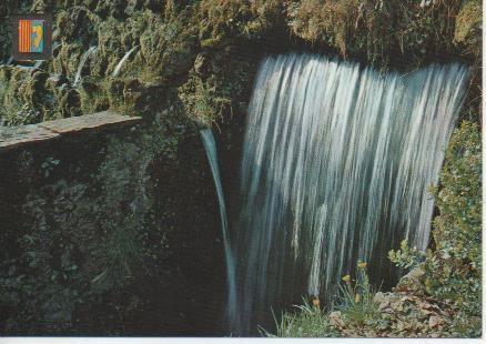 Postal E06002: Zonz volcánica. Centre de la ruta del románic. Font de les Tries. Olot