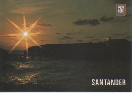 Postal E06094: Atardecer en la Virgen del Mar. Santander