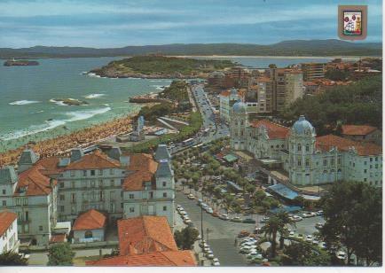 Postal E06097: Playa del Sardinero-Santander. Cantabria