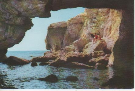 Postal E06113: Las Rocas "Rocas foradada"-Torredembrra-Costa Dorada. Tarragona