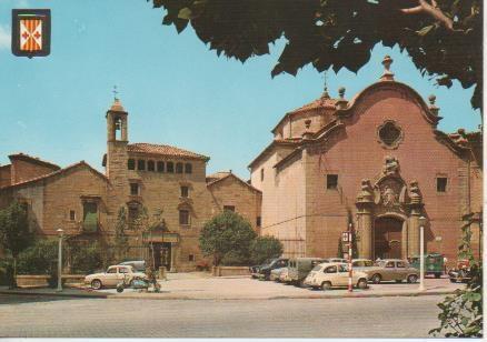 Postal E06061: Església i façana de l'Hospital de la Sta Cruz. S. XVI. Vic