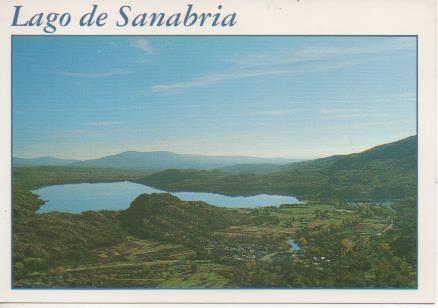 Postal E06079: Vista aérea. Lago de Sanabria