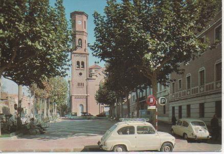Postal E05910: Plaza de los Mártires.San Feliu de Llobregat