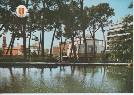 Postal E05911:Parque Municipal. San Feliu del Llobregat
