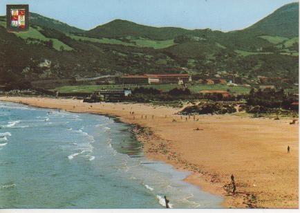 Postal E05915: Playa de Berria-Santoña.Santander