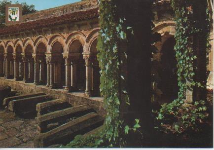 Postal E05919: Claustro de la Colegiata-Santillana del Mar. Cantabria