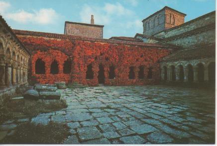 Postal E05921: Claustro de la Colegiata 4-Santillana del Mar. Santander