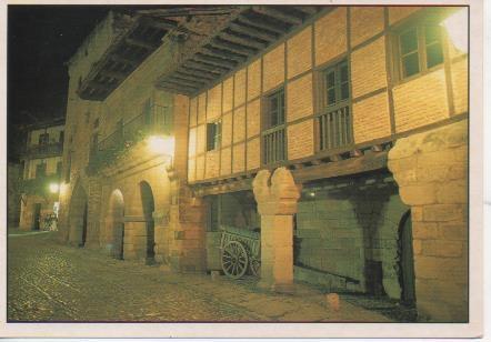 Postal E05929: Casas del Aguila. La Parra.Arco del Ayuntamiento-Santillana del Mar. Cantabria