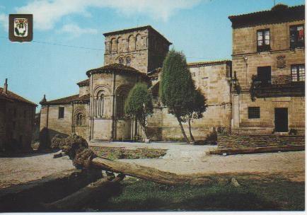 Postal E05930: Plaza de las Arenas y ábside-Santillana del Mar. Santander