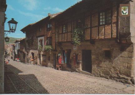 Postal E05931: Calle Cantón.Santillana del Mar. Cantabria