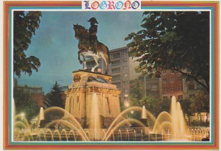 Postal E05981: Estatua del General Espatero. Logroño