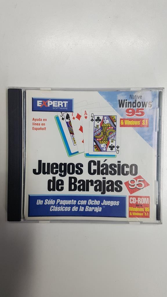 CD Juegos PC: Juegos Clasico de barajas. Expert Software. Un solo paquete con ocho juegos clasicos de la baraja