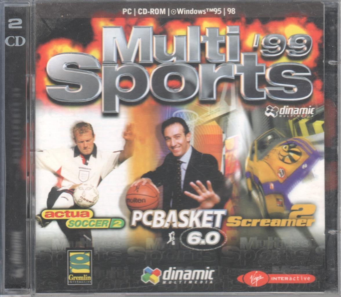 Doble CD Juego PC: Multisports 99': Actua Soccer 2 / PCBasket 6.0 / Screamer 2