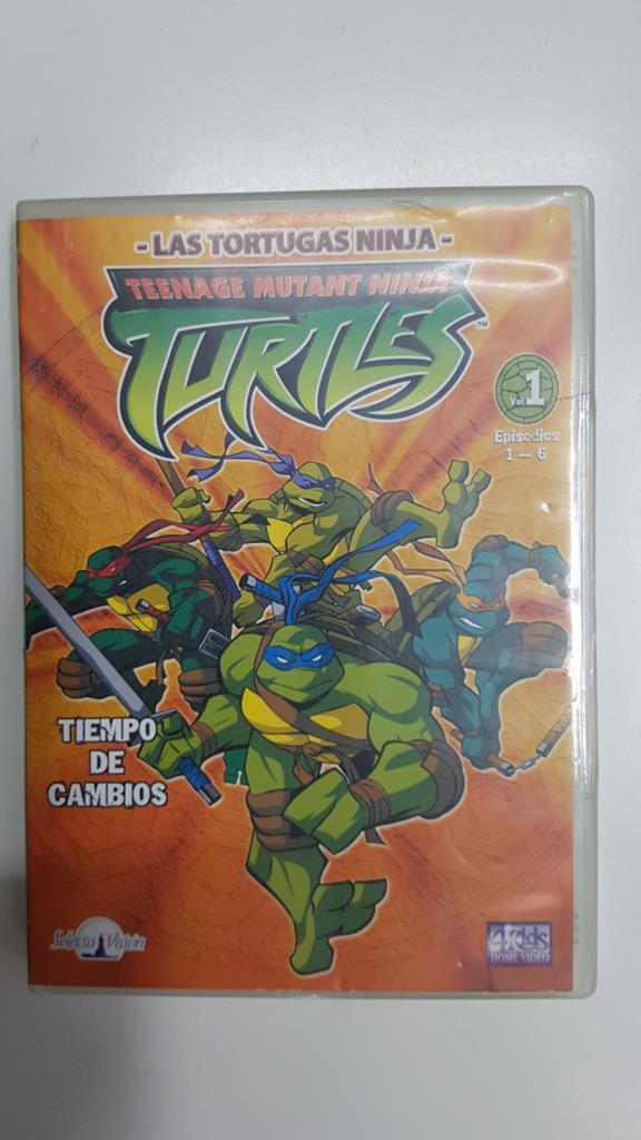 DVD serie dibujos: TMNT (Las Tortugas Ninja) vol. 1, episodios 1 - 6. Tiempos de cambios