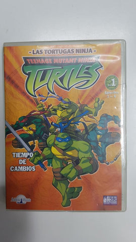 DVD serie dibujos: TMNT (Las Tortugas Ninja) vol. 1, episodios 1 - 6. Tiempos de cambios