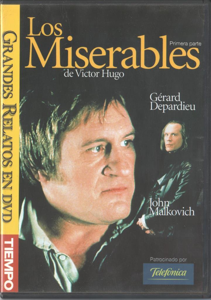 DVD: Los Miserables - Primera Parte. Grandes Relatos en DVD Tiempo.