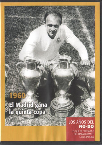 DVD: Los años del No-Do numero 20: 1960 El Madrid gana la quinta copa
