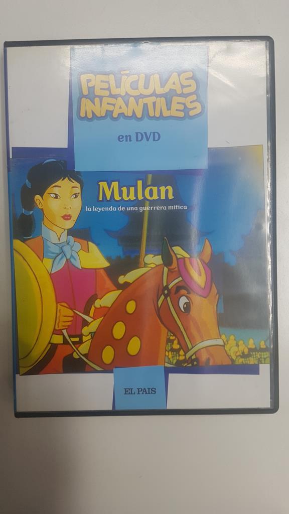DVD peliculas infantiles: Mulan, la leyenda de una guerrera mitica