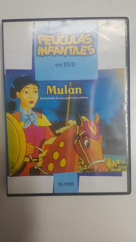 DVD peliculas infantiles: Mulan, la leyenda de una guerrera mitica