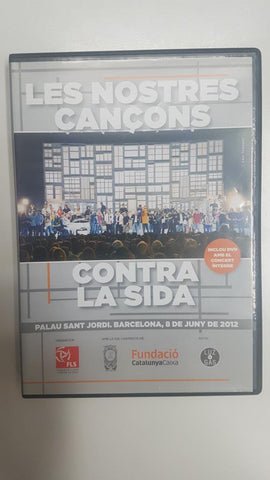 DVD: Les nostres cançons contra la sida. Palau Sant Jordi. Barcelona, 8 de juny de 2012. Son 3 Discos