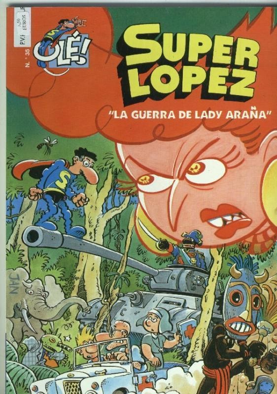 Ole Superlopez numero 35:  La guerra de Lady Araña