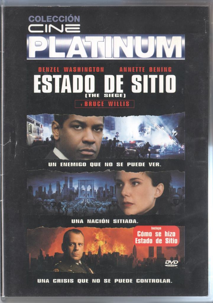 DVD: Estado de sitio (The Siege). Cine Platinum