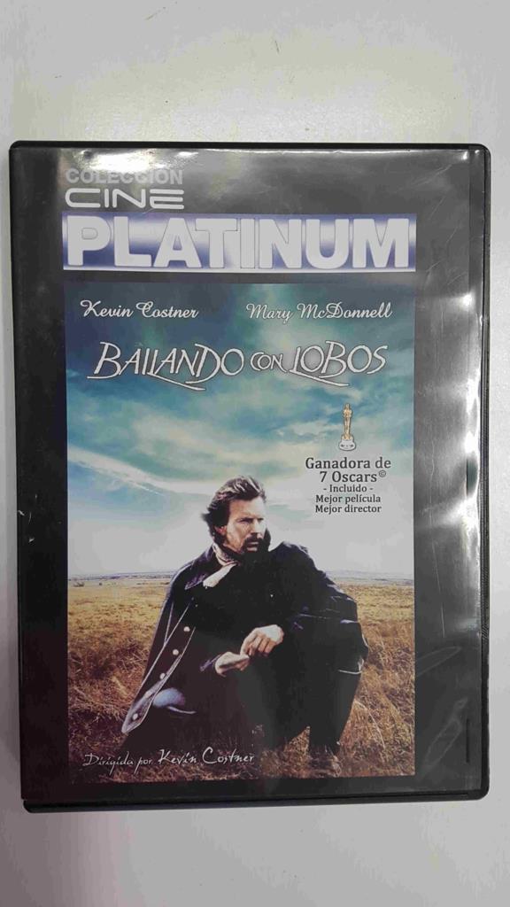 DVD pelicula: Bailando con lobos (1990). Coleccion Cine Platinum. Dirigida por Kevin Kostner