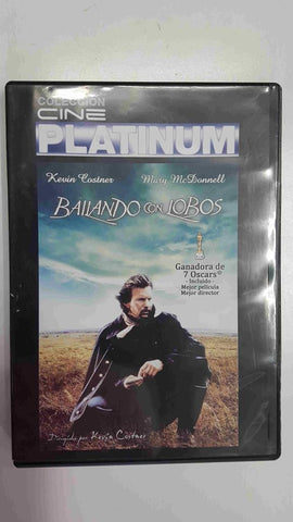 DVD pelicula: Bailando con lobos (1990). Coleccion Cine Platinum. Dirigida por Kevin Kostner