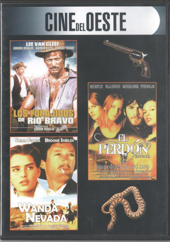 DVD: Los forajidos de Rio Bravo / EL Perdon / Wanda Nevada. Cine del Oeste
