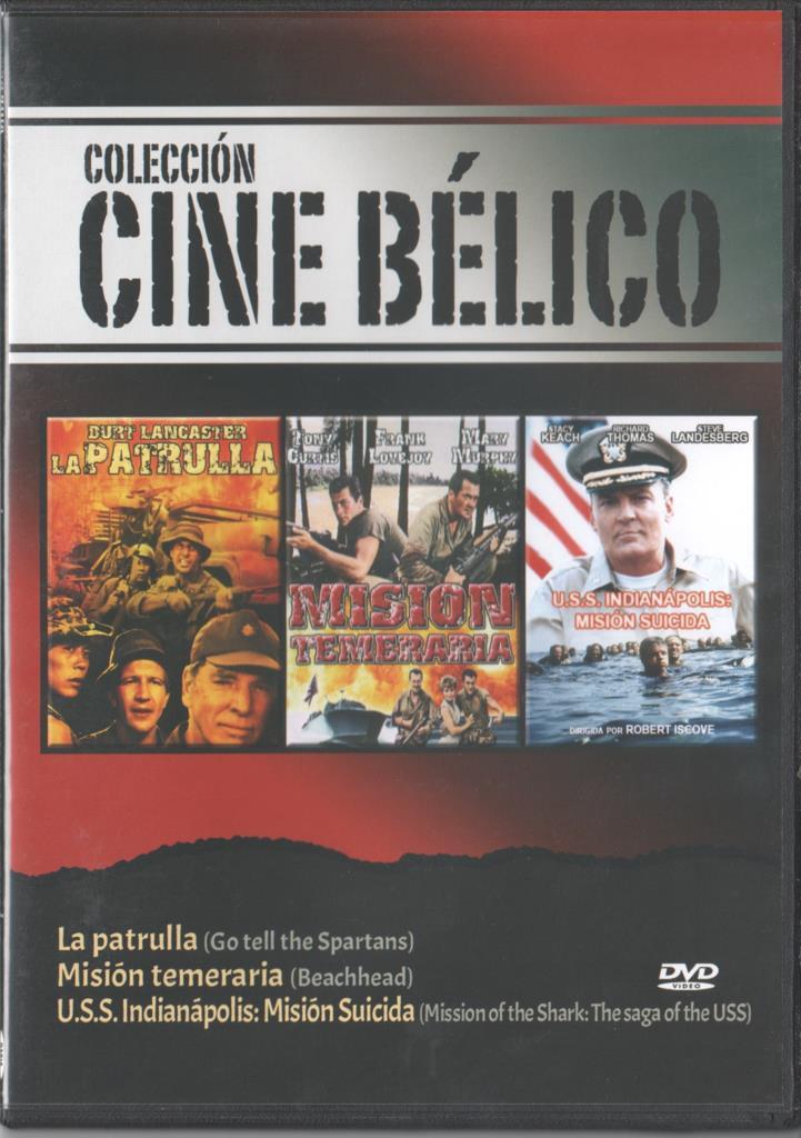 DVD: La Patrulla / Mision Temeraria / U.S.S. Indianapolis: Mision Suicida. Coleccion Cine Belico