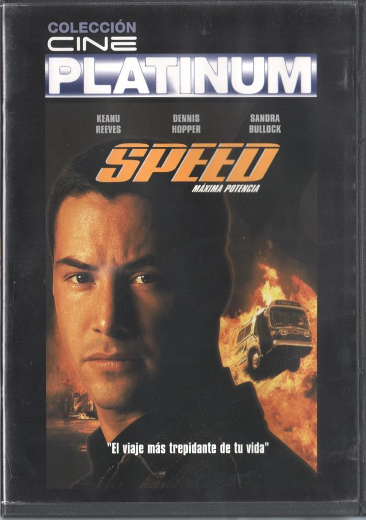 DVD: Speed. Cine Platinum. Con Keanu Reeves