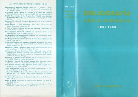 Bibliografia Anglo-Hispanica 1801-1850