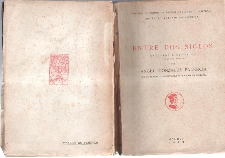 Entre dos siglos, estudios literarios segunda serie