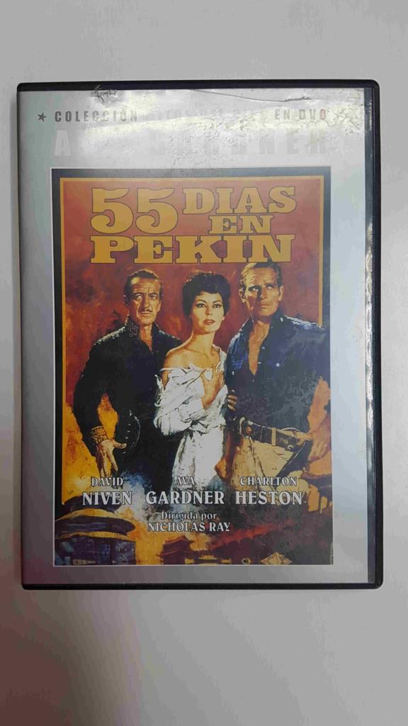 DVD pelicula: 55 Dias en Pekin. Coleccion mitos del cine en DVD. Ava Gardner. Dirigida por Nicholas Ray.