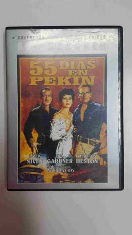 DVD pelicula: 55 Dias en Pekin. Coleccion mitos del cine en DVD. Ava Gardner. Dirigida por Nicholas Ray.