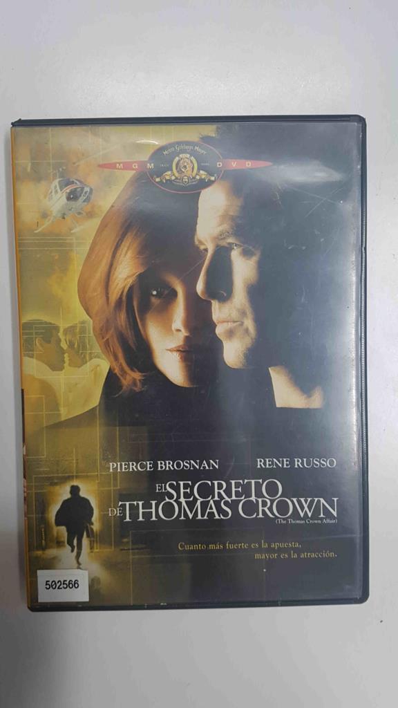 DVD pelicula: El secreto de Thomas Crown. Un film de John McTiernan