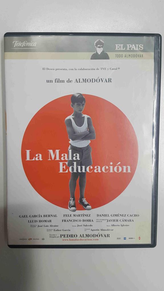 DVD pelicula: La mala educacion. Un film de Almodovar